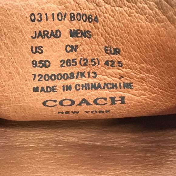 SOLD Coach Jarad Black Leather Driver Moccasin - Picture 7 of 7
